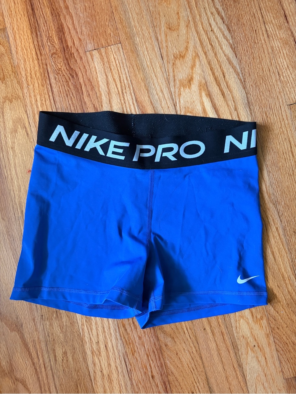 Nike Pro Women’s Blue Compression Shorts Medium